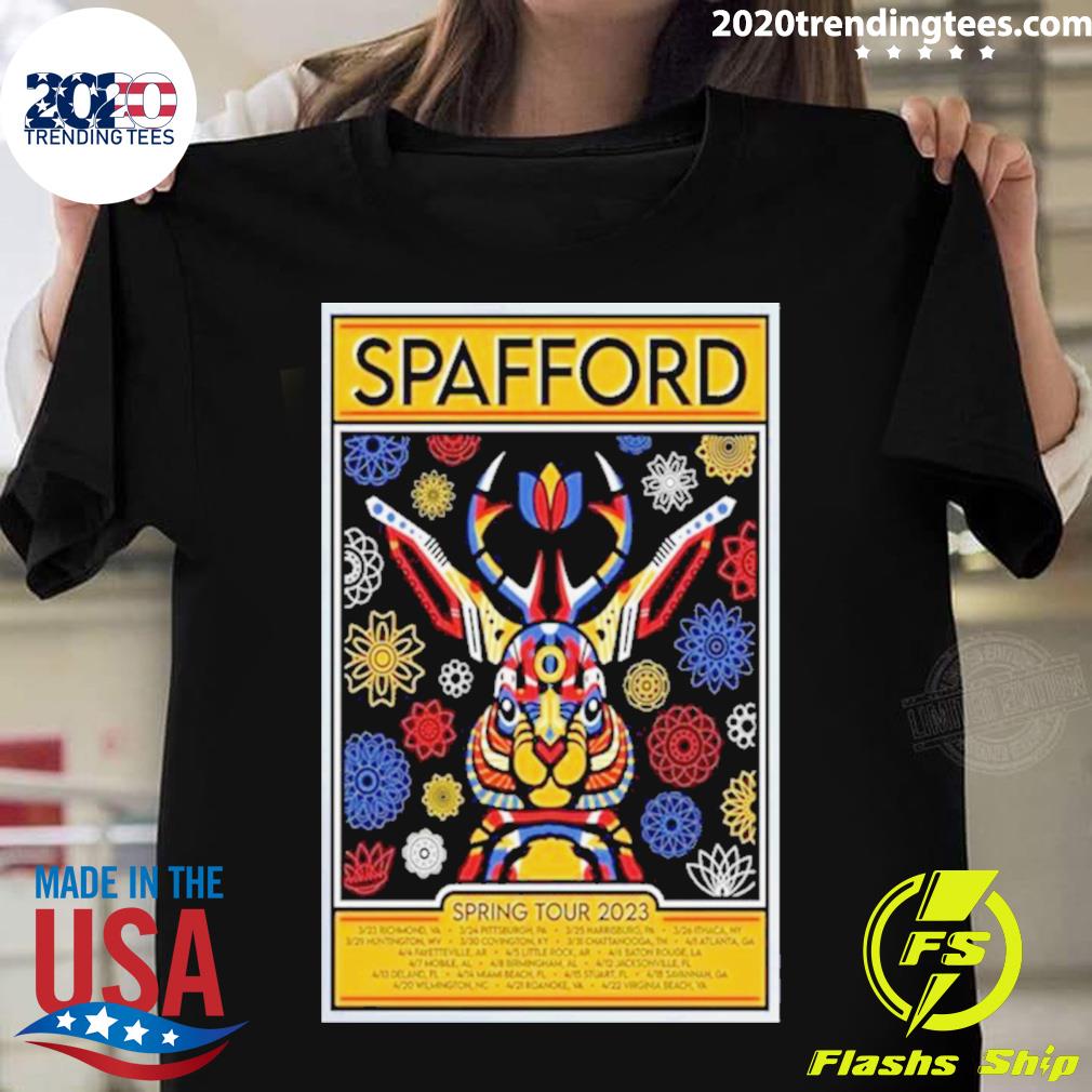 Official spafford Spring Tour March April 2023 T-shirt