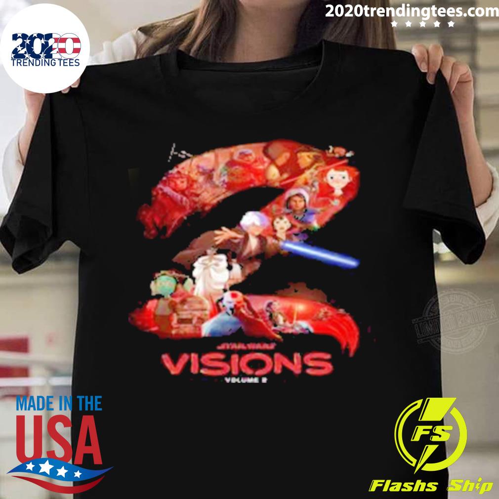 Official star Wars Visions Volume 2 T-shirt