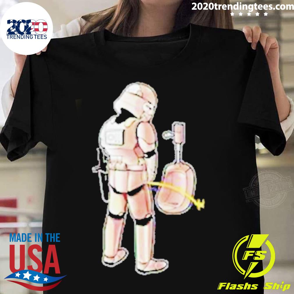 Official stormtrooper Peeing Against Wall T-shirt