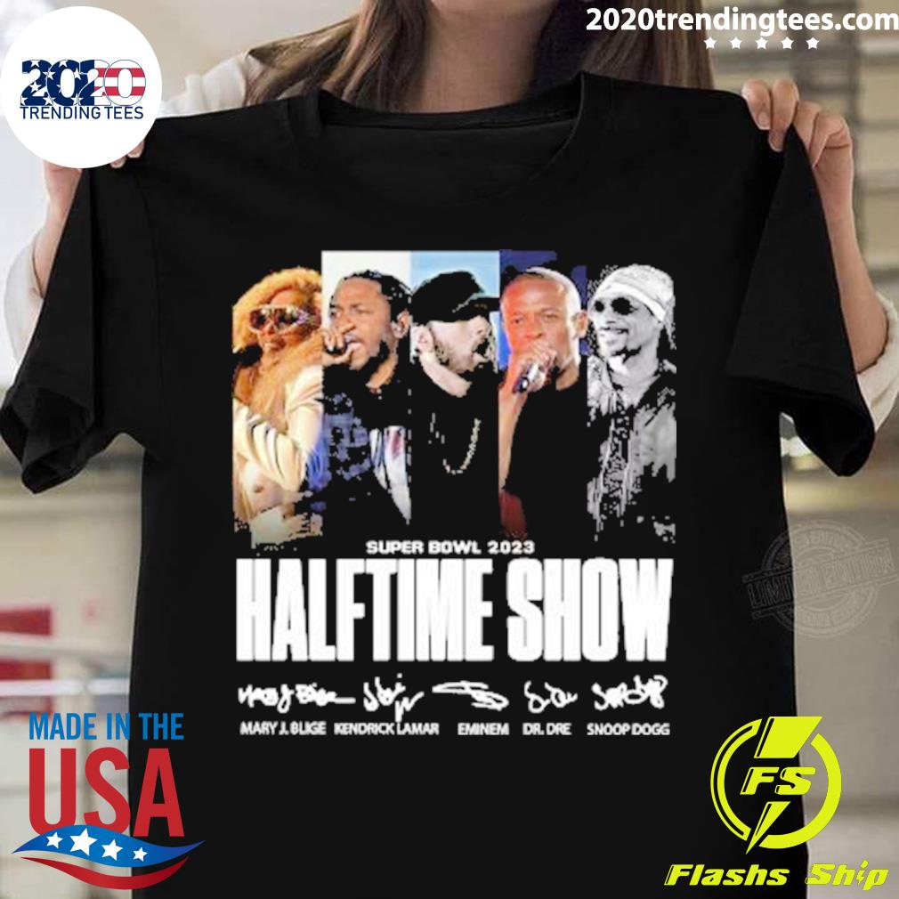 Official halftime show 2022 super bowl lvi signatures shirt, hoodie,  sweater, long sleeve and tank top