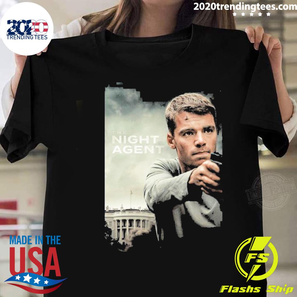 Official the Night Agent Peter Sutherland T-shirt