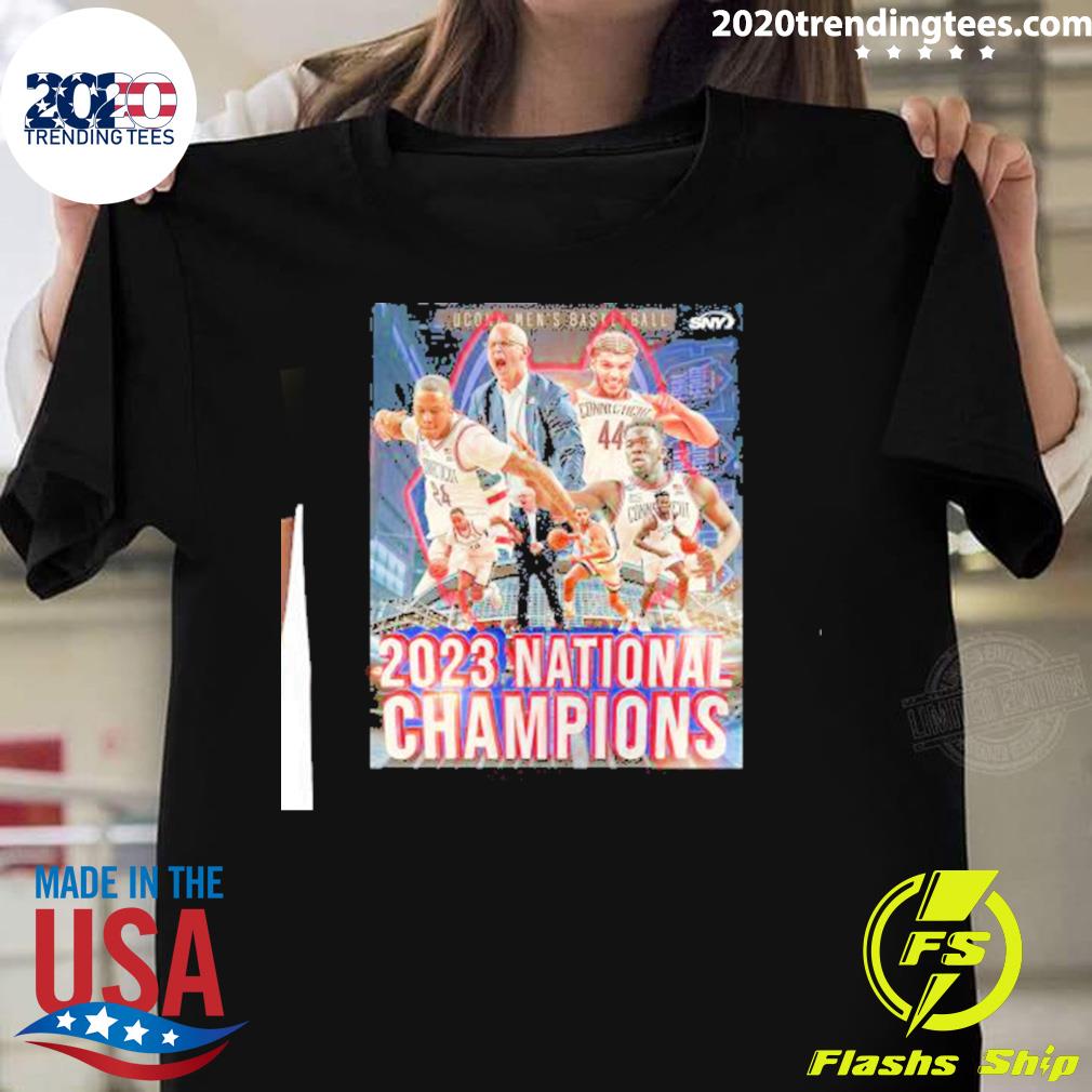 Official uconn Huskies Men’s Basketball 2023 National Champions T-shirt