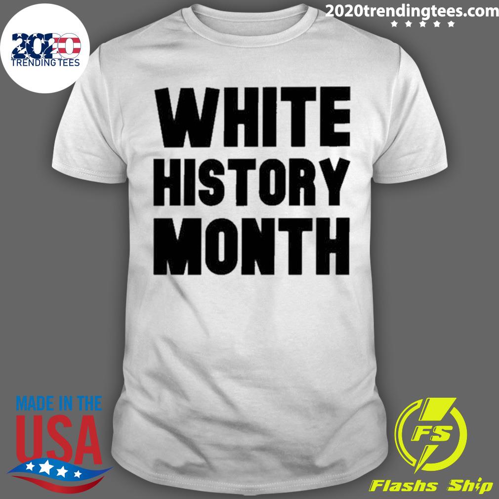 Official white History Month T-shirt