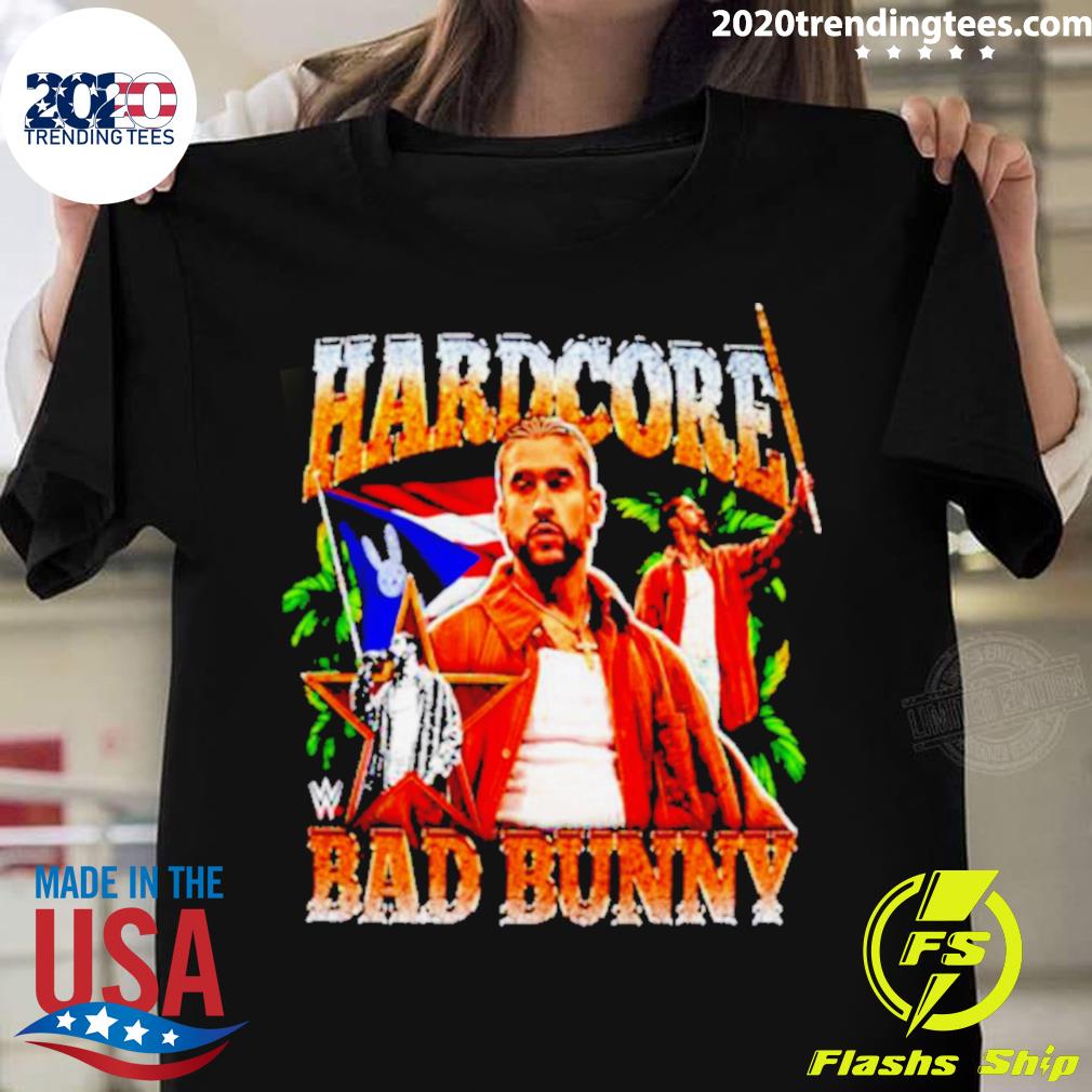 Bad Bunny Hardcore Wwe T-shirt