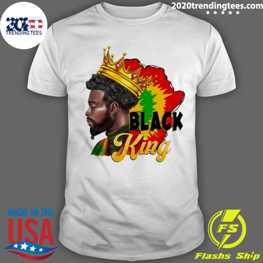 Official 1865 juneteenth black king T-shirt