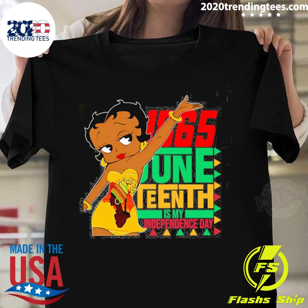 Official 1865 juneteenth is my independence day T-shirt
