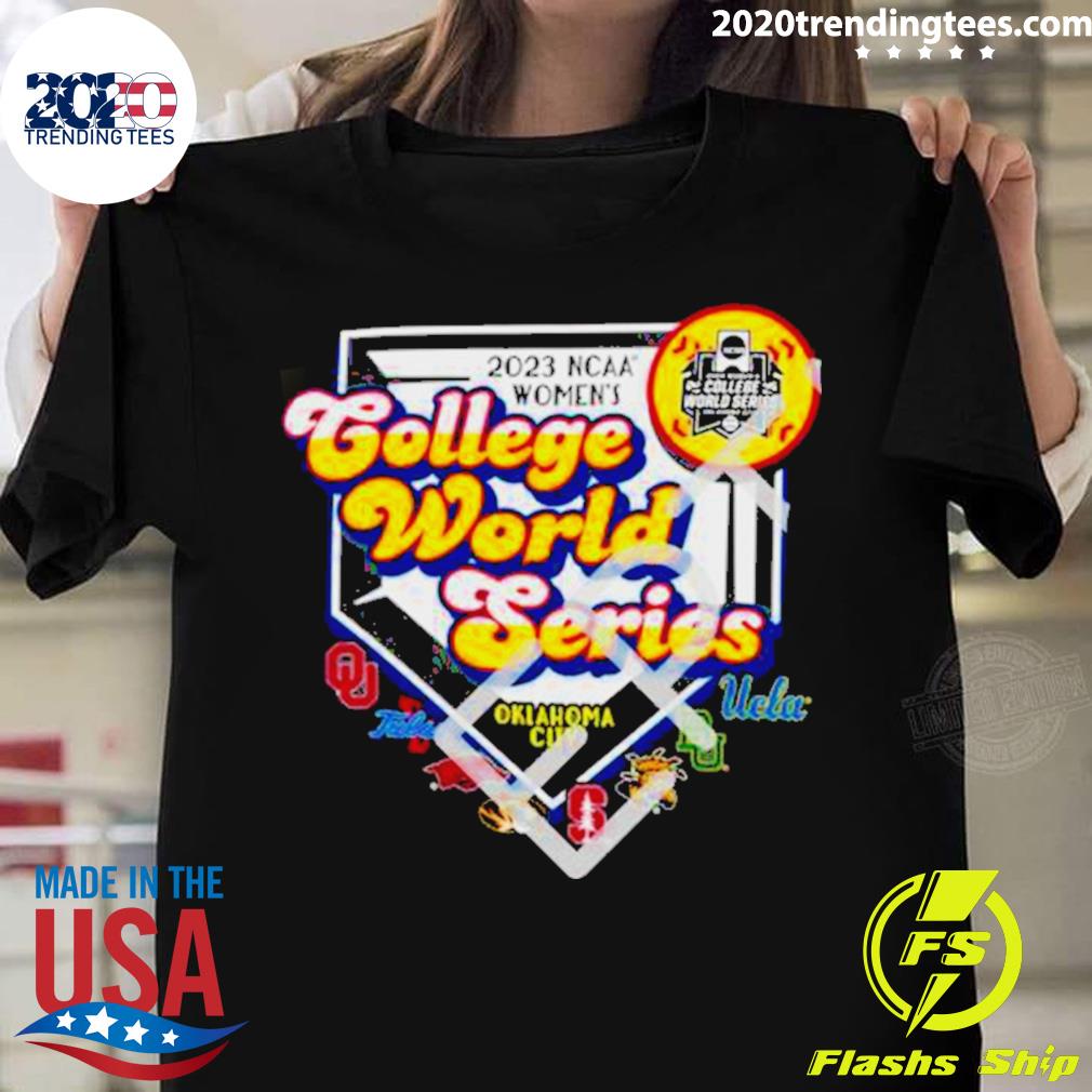 Official 2023 Eight Team Ncaa Women’s College World Series T-shirt