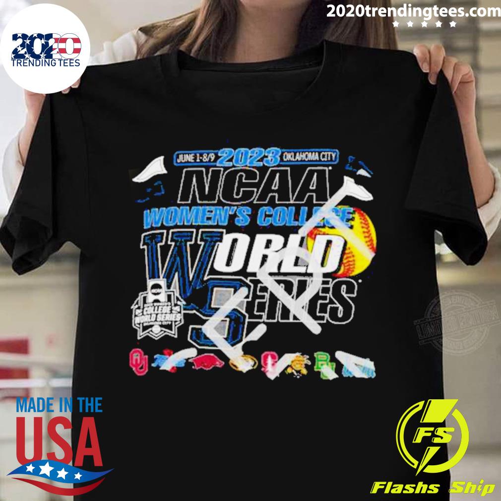 Official 2023 June 1-8-9 Oklahoma City Ncaa Women’s College World Series T-shirt