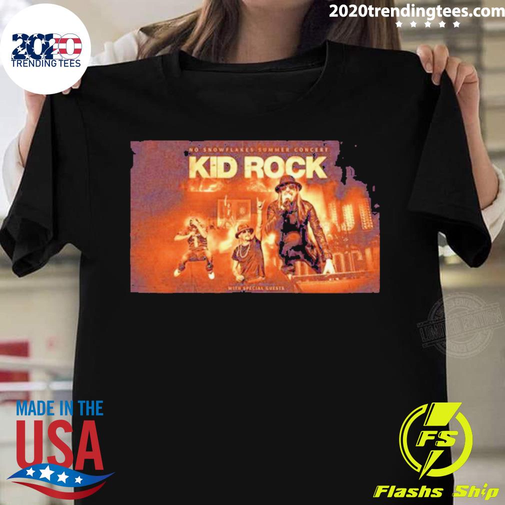 Official 2023 Kid Rock Announces No Snowflakes Summer Arena Concerts T-shirt