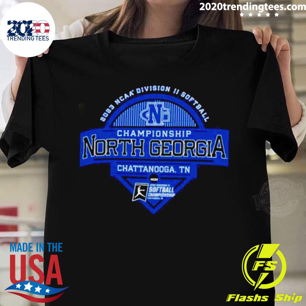 Official 2023 Ncaa Division Ii Softball Championship North Georgia Chattanooga T-shirt