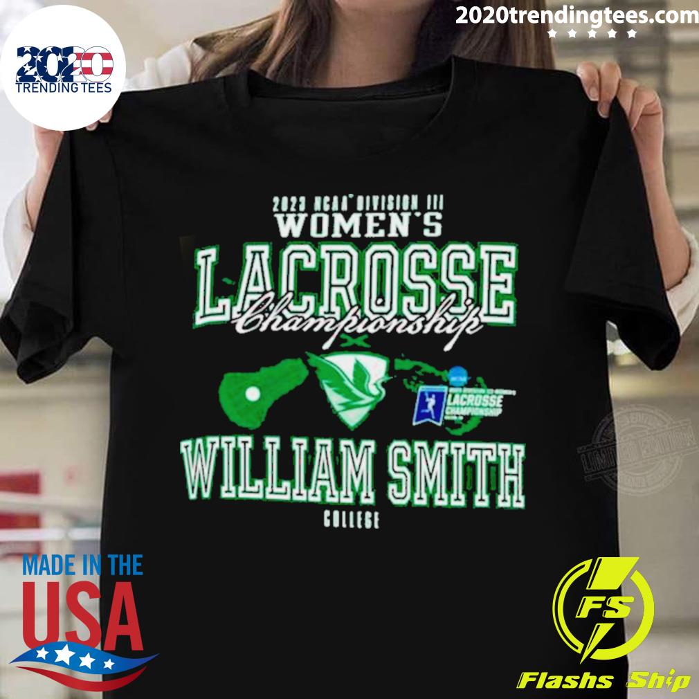 Official 2023 Ncaa Division Iii Women’s Lacrosse Championship William Smith College T-shirt
