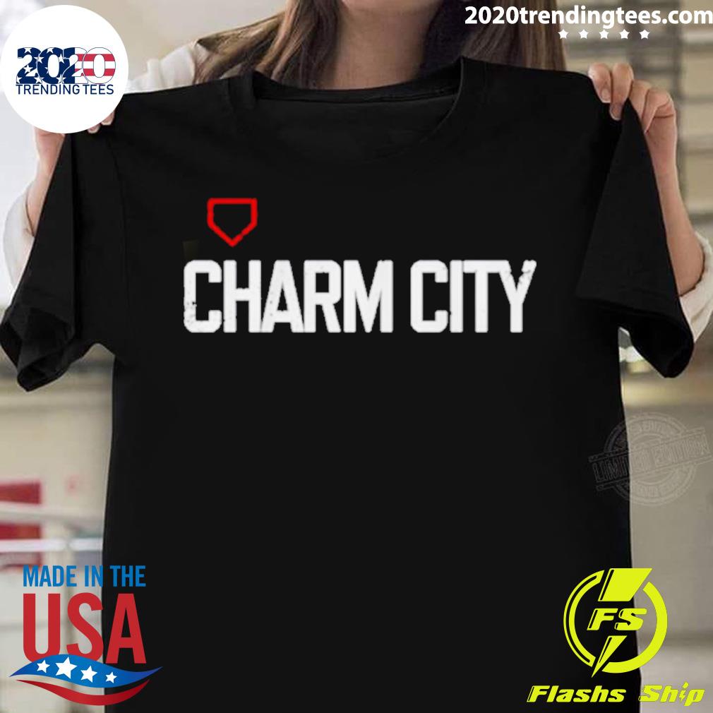 Official baltimore Orioles Charm City T-shirt