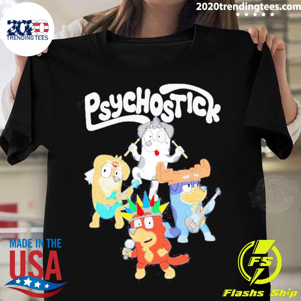 Official bluey psychostick T-shirt