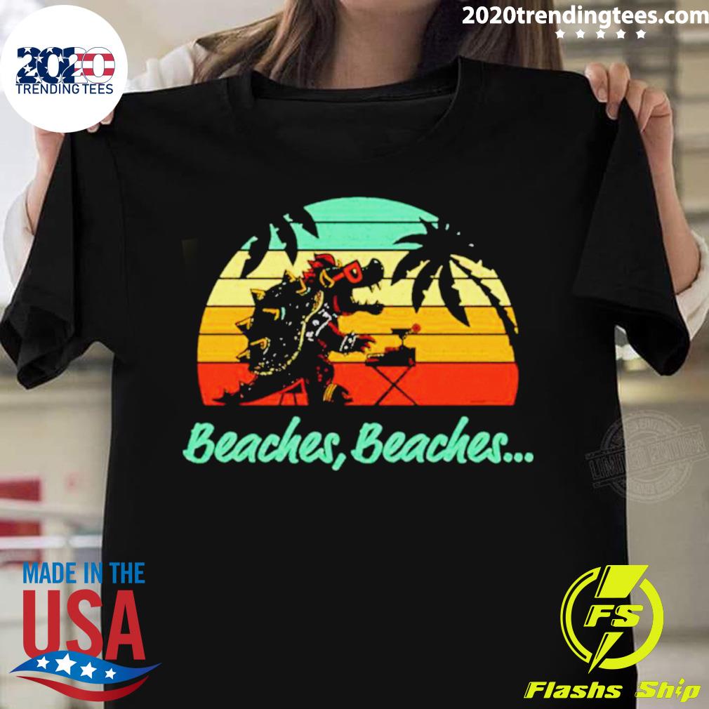 Official bowser beaches beaches vintage T-shirt
