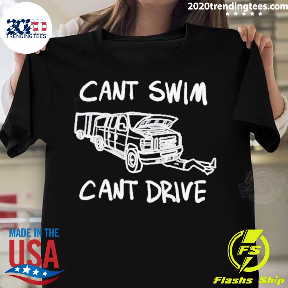 Official can’t swim can’t drive T-shirt