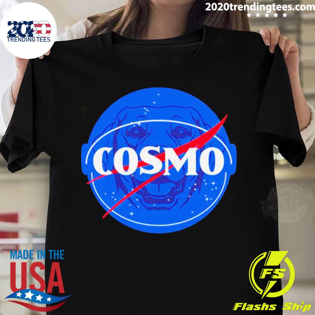 Official cosmo space dog agency T-shirt