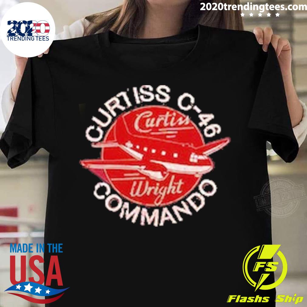 Official curtiss c-46 commando T-shirt