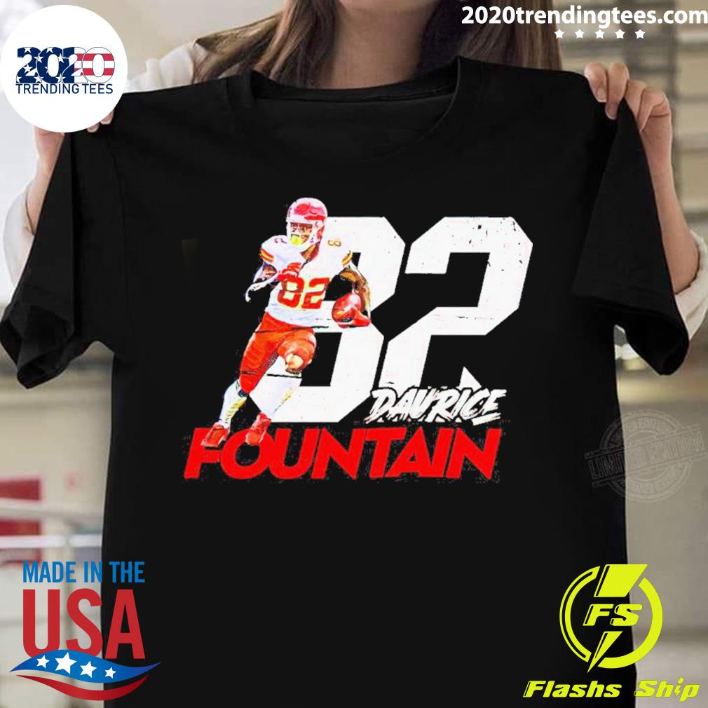 Official daurice Fountain 82 Kingdom Kansas City Chiefs T-shirt