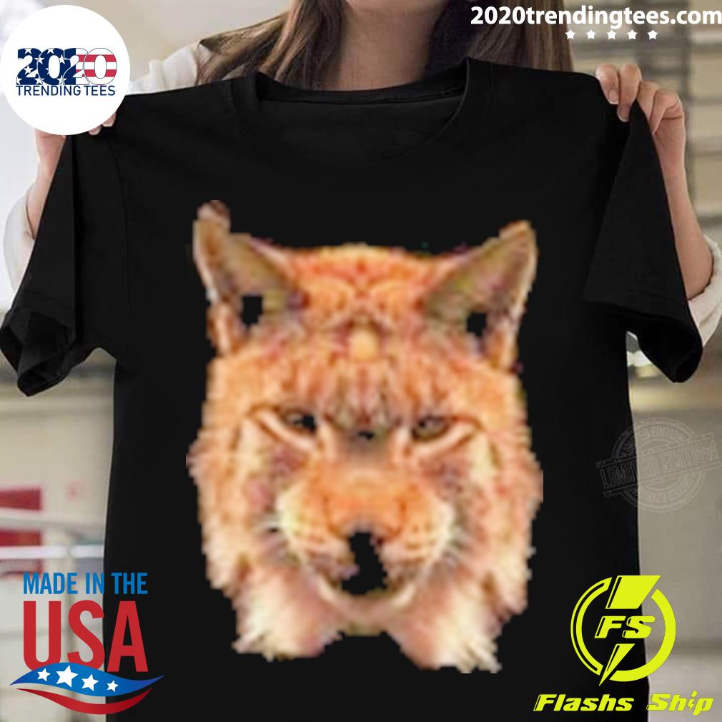 Official eurasian Lynx Head German Big Cat By Kirei-Lily T-shirt