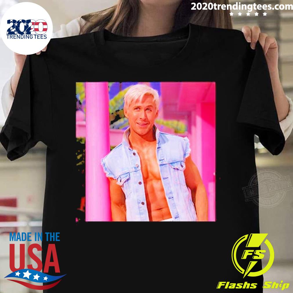 Official evamendes barbie 2023 ryan gosling as ken T-shirt
