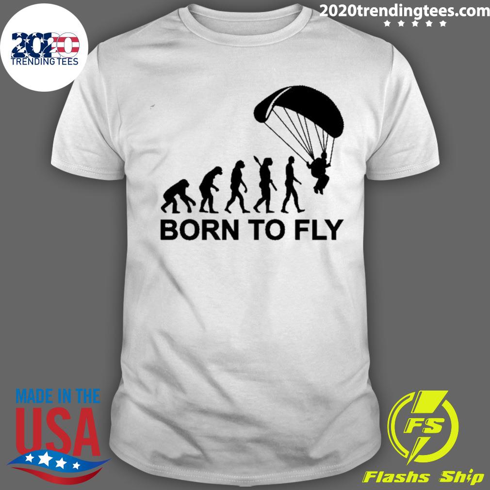 Official evolution Skydiving Born To Fly Essential T-shirt