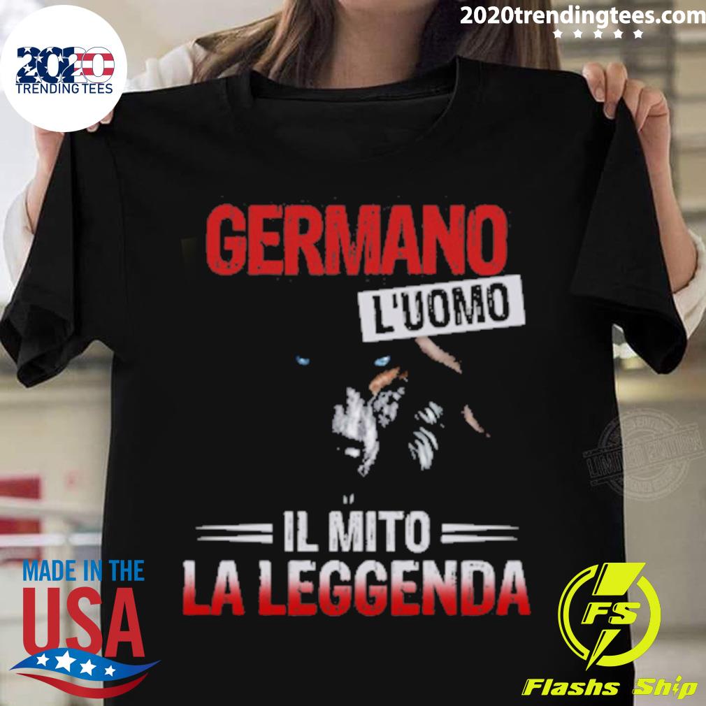 Official germano L'uomo Il Mito La Leggenda Wolf T-shirt