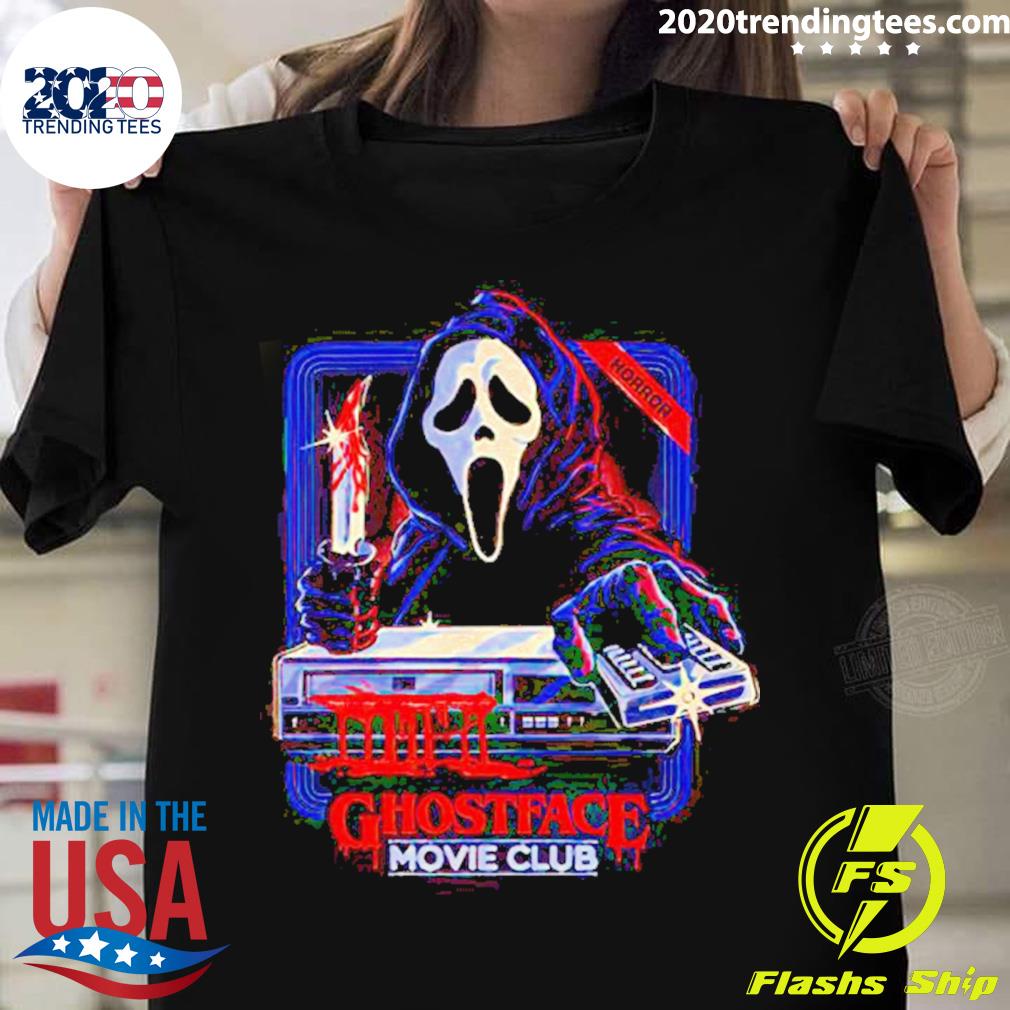 Official ghostface Movie Club T-shirt