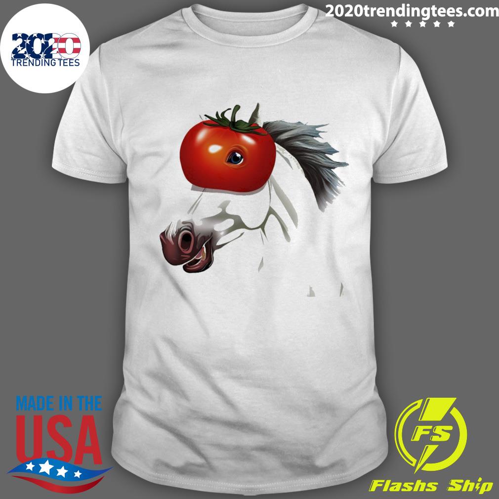Official horse with Tomato Head T-shirt
