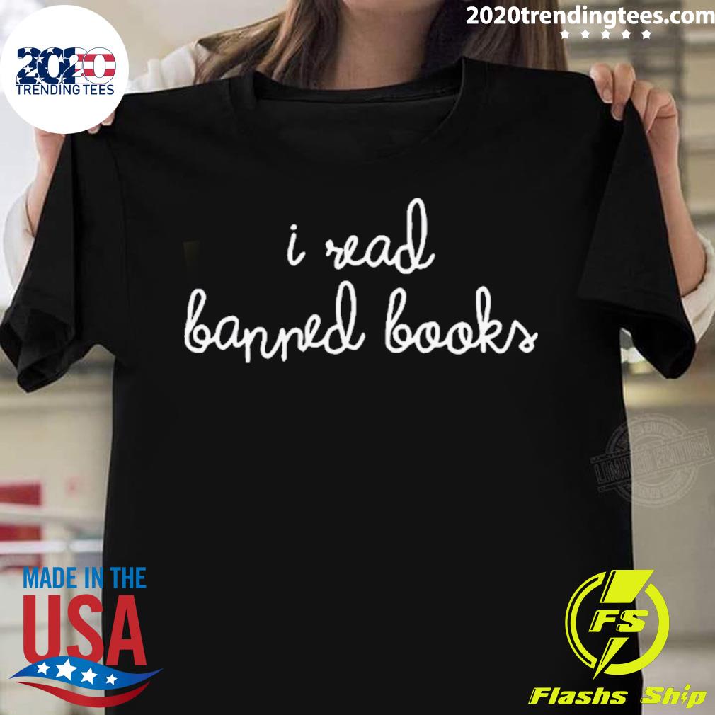 Official i read banned books joy behar T-shirt