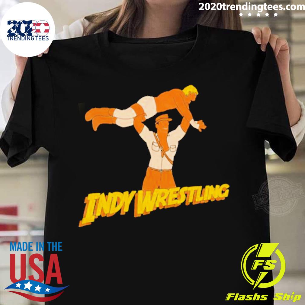 Official indy Wrestling Cartoon T-shirt