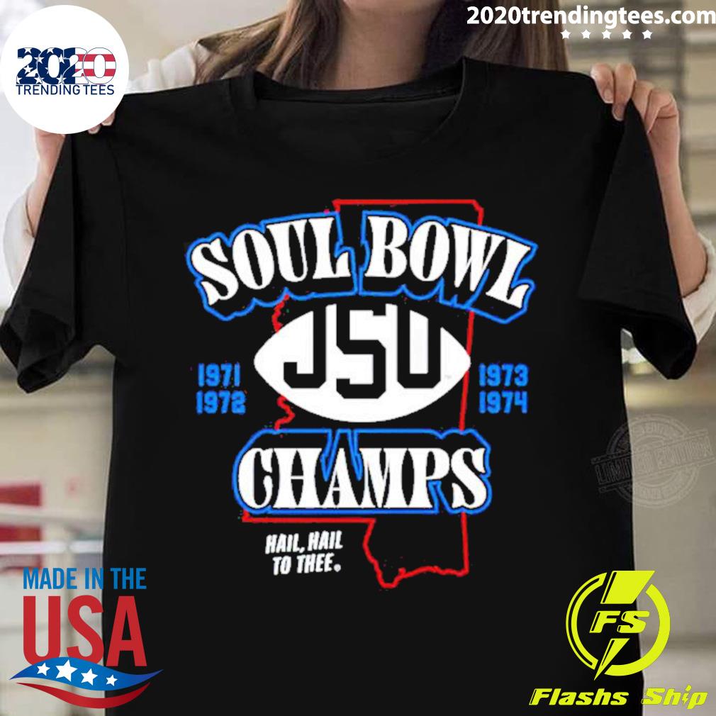 Official jackson State Soul Bowl Champs T-shirt
