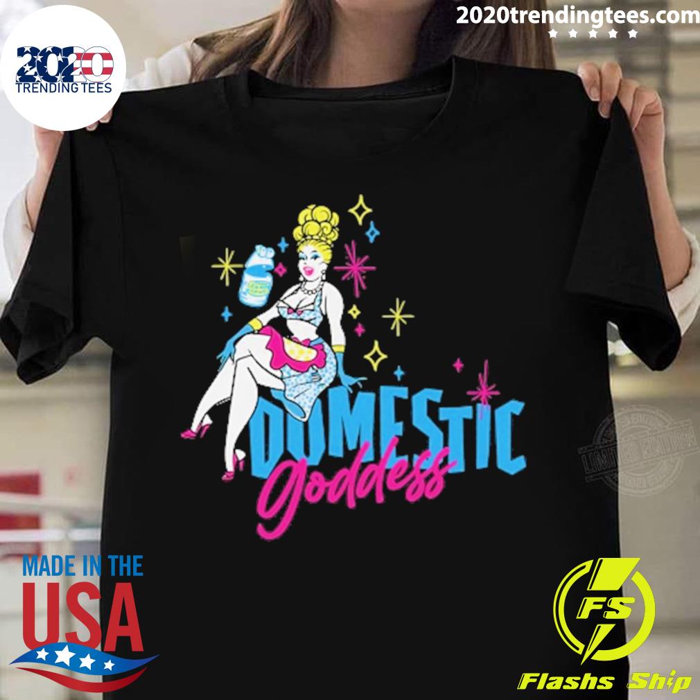 Official jaymes Mansfield Domestic Goddess T-shirt