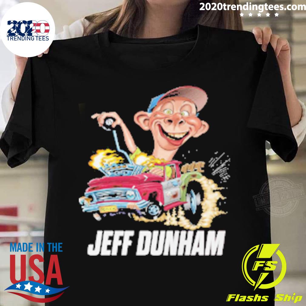 Official jeff dunham bubba j hot rod pickup truck T-shirt