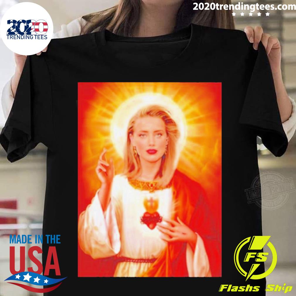 Official jesus christ amber heard T-shirt