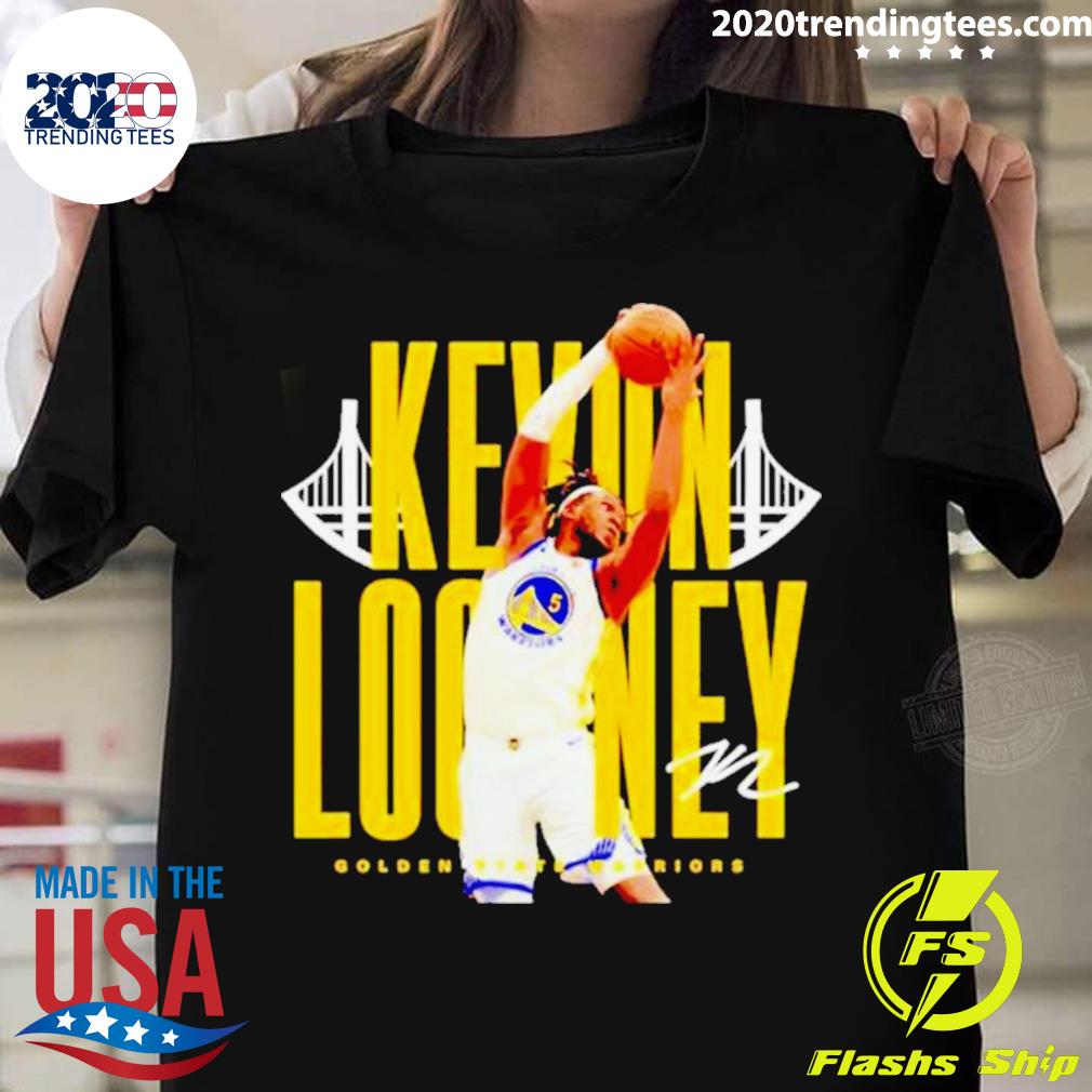 Official kevon looney golden state warriors basketball T-shirt