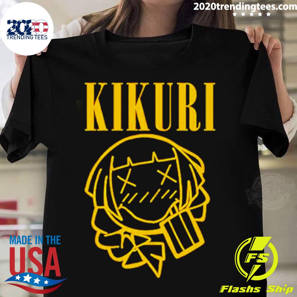 Official kikuri nirvana parody anime T-shirt