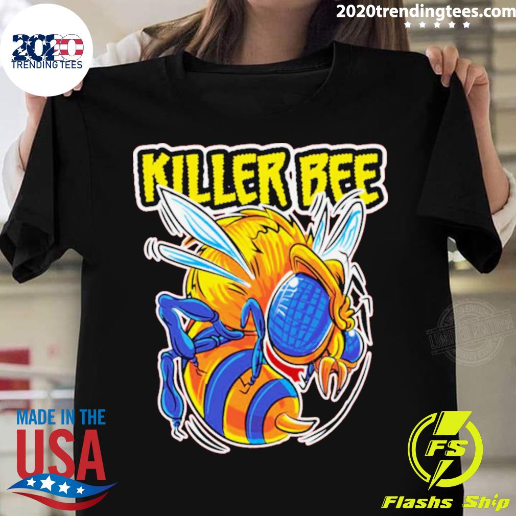 Official killer Bee Yellow Art Naruto Shippuden T-shirt