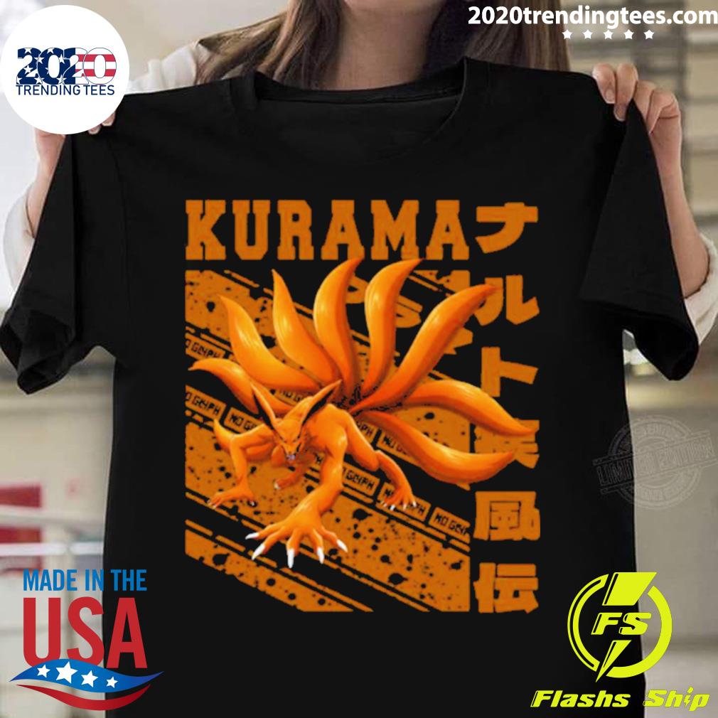 Official kurama Fox Naruto Shippuden T-shirt
