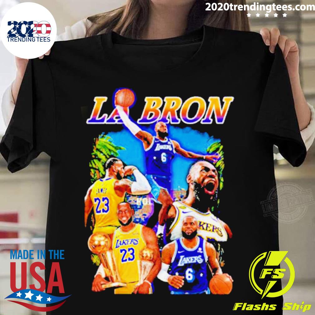 Official la Lebron James Heavyweight T-shirt