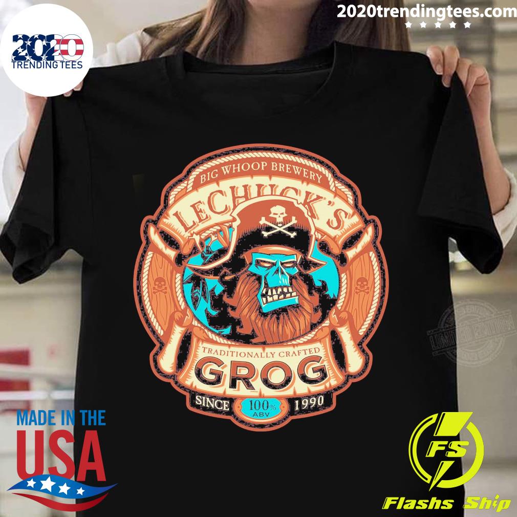 Official lechuck’s Grog Craft Beer Monkey Island T-shirt