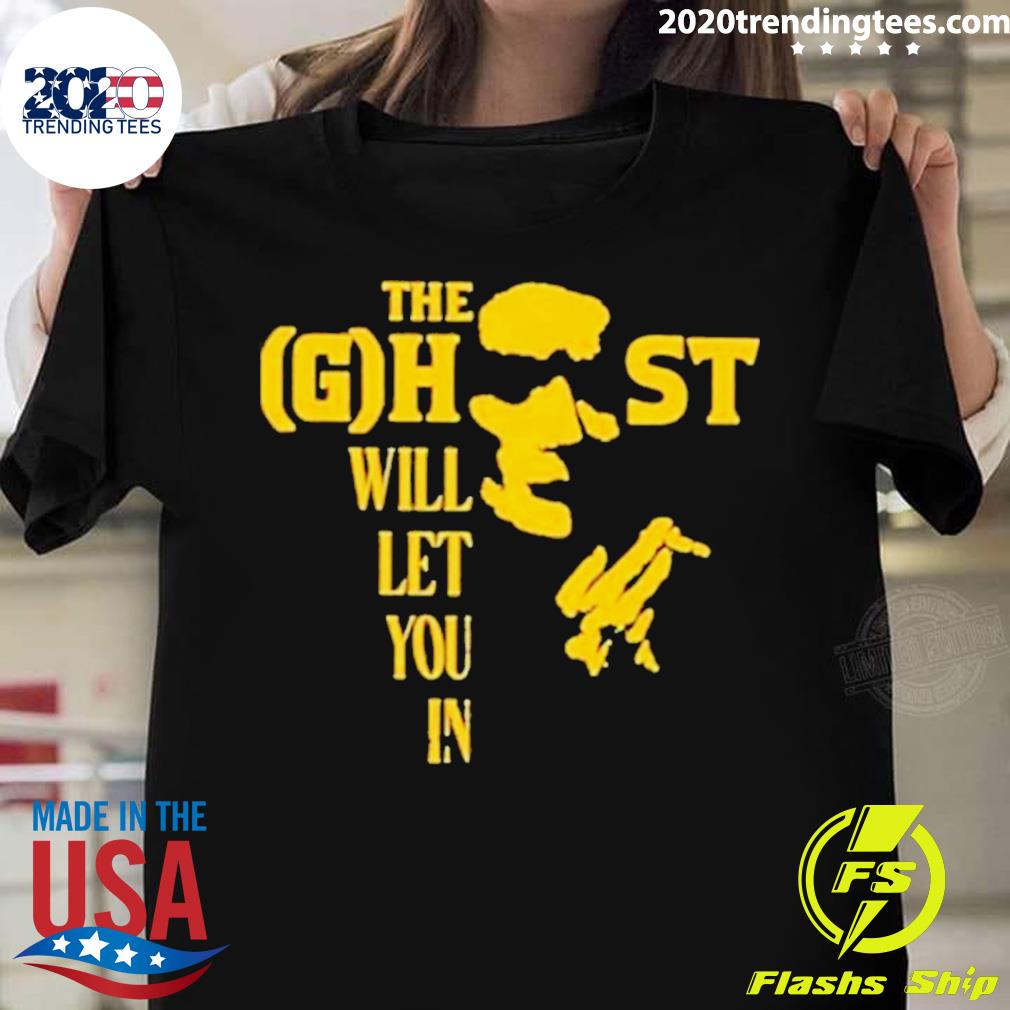 Official louis wearing the ghost will let you in T-shirt