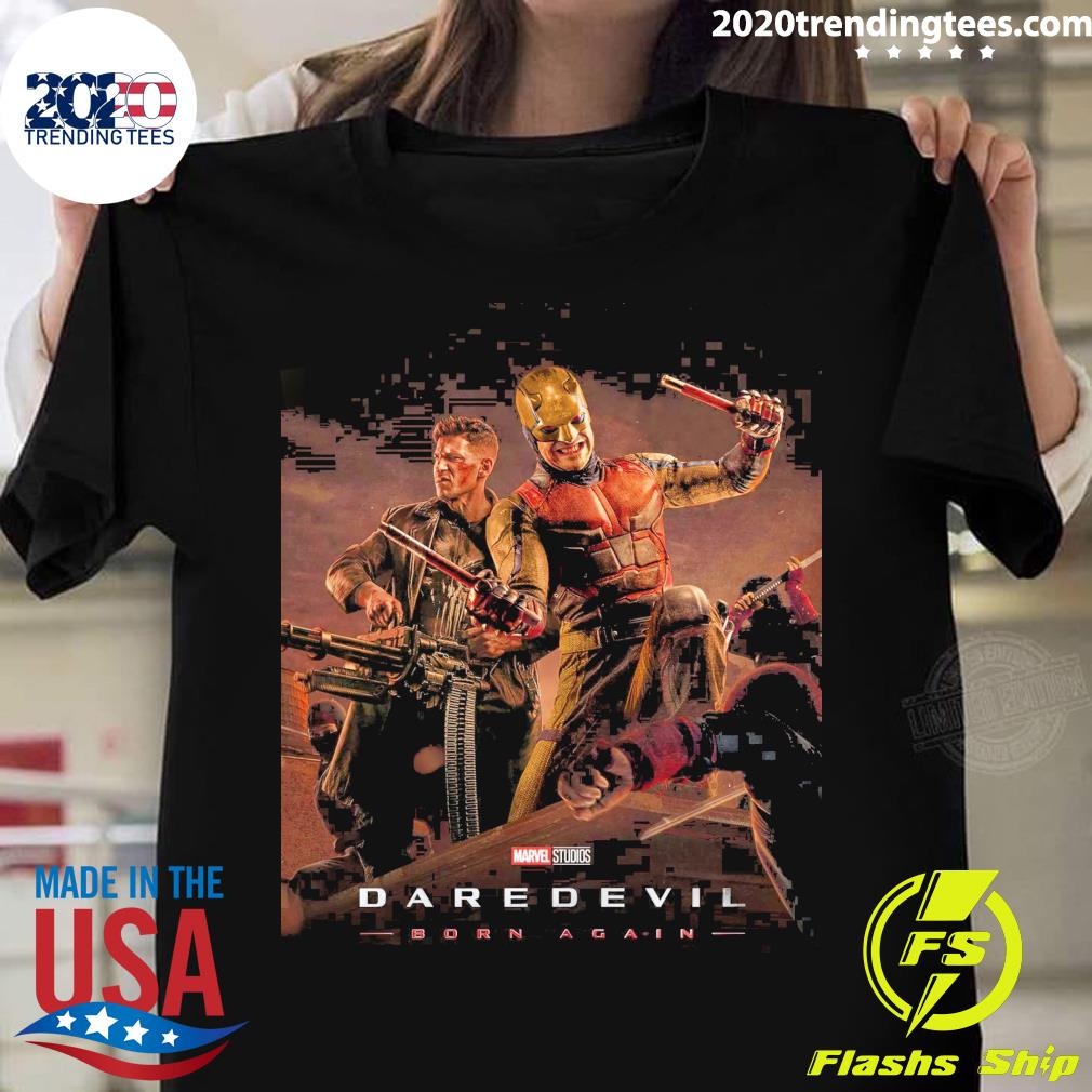 Official marvel studios daredevil born again T-shirt