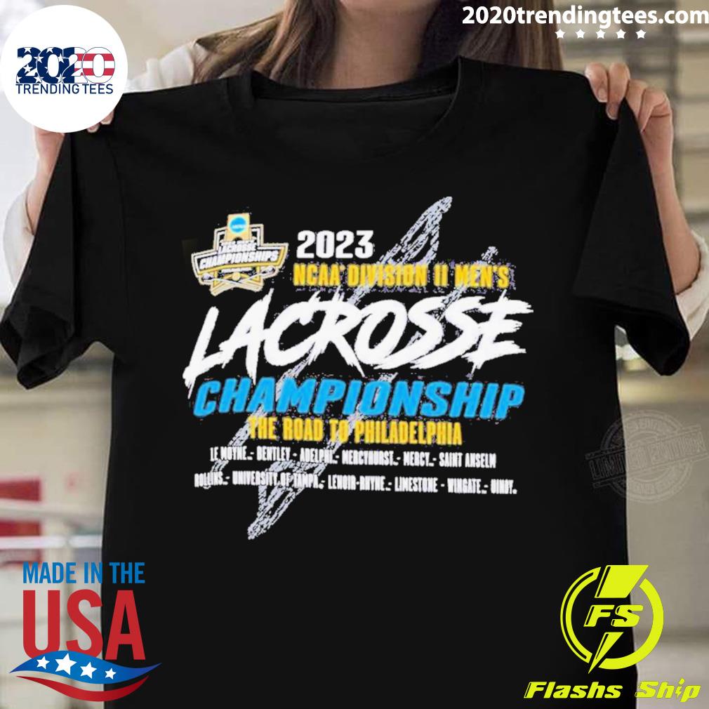 Official mens d2 lacrosse championship T-shirt