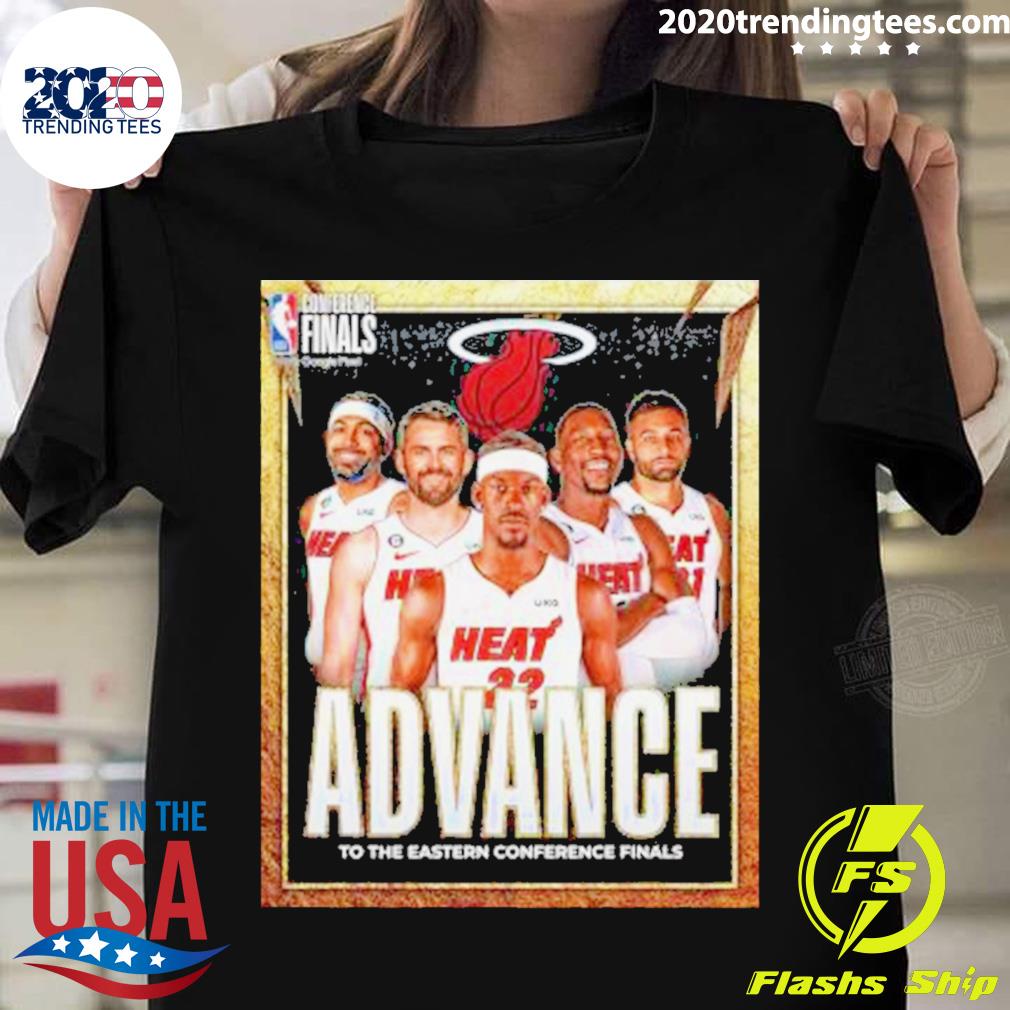 Official miami heat nba conference finals advance to the western conference finals poster T-shirt