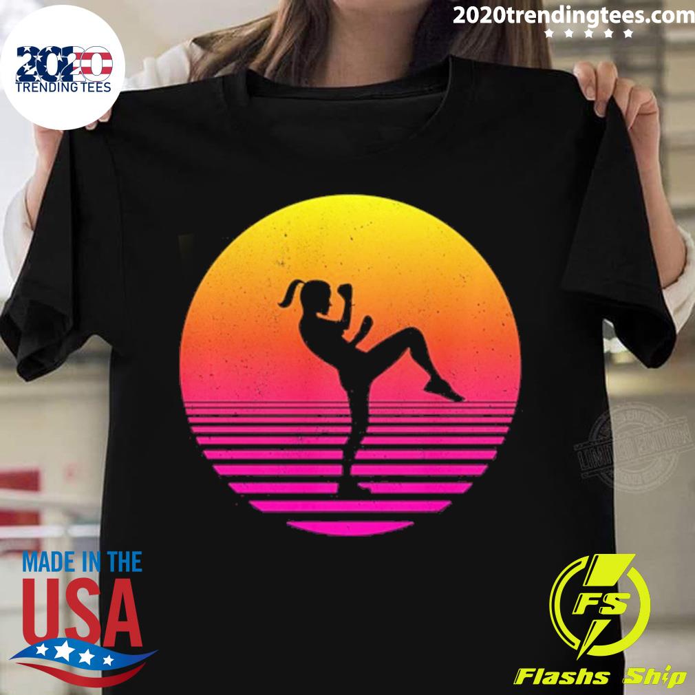 Official mma Kickboxing Mixed Martial Arts Girls Women Vintage T-shirt