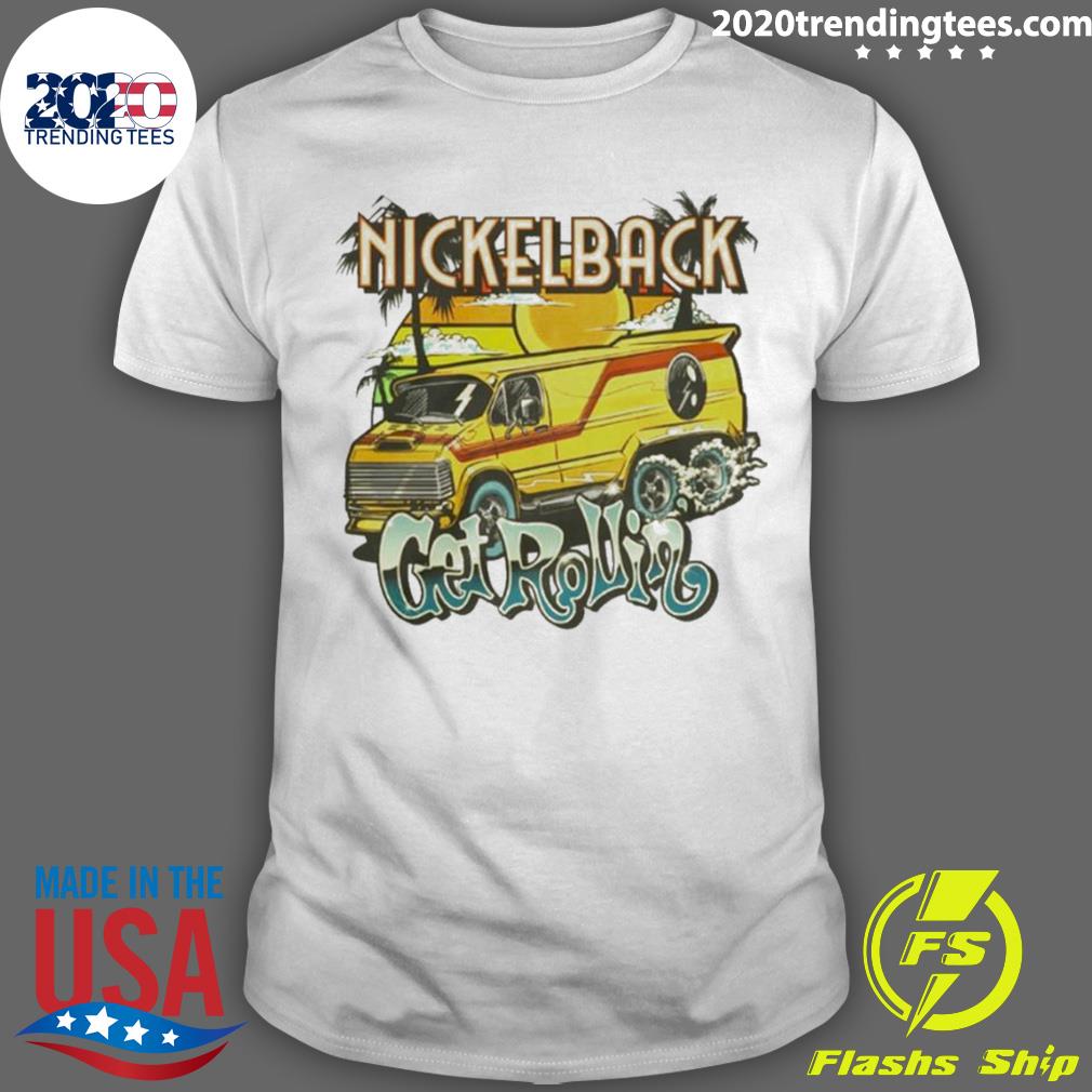 Official nickelback Get Rollin T-shirt