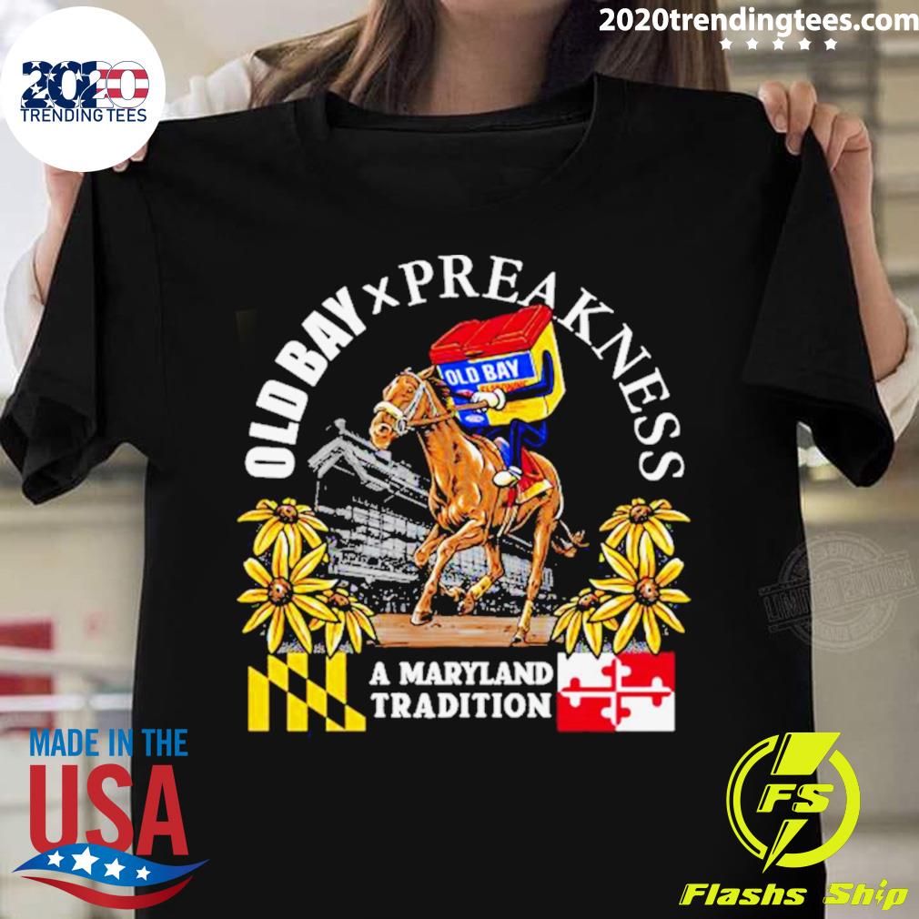 Official old bay x preakness stakes 148 a maryland tradition T-shirt