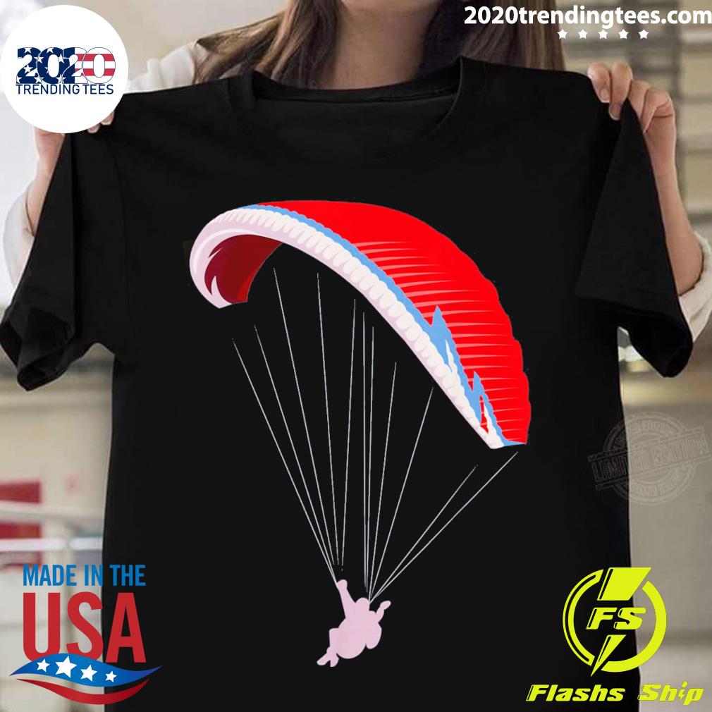 Official paragliding Paraglider Paramotor Parachute Skydiving T-shirt