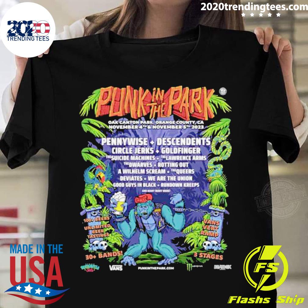 Official pennywise Descendents Lead Punk In The Park Lineup 2023 T-shirt