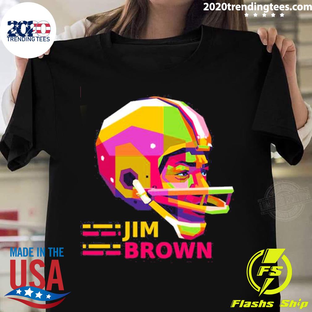 Official pop Art Portrait Jim Brown T-shirt